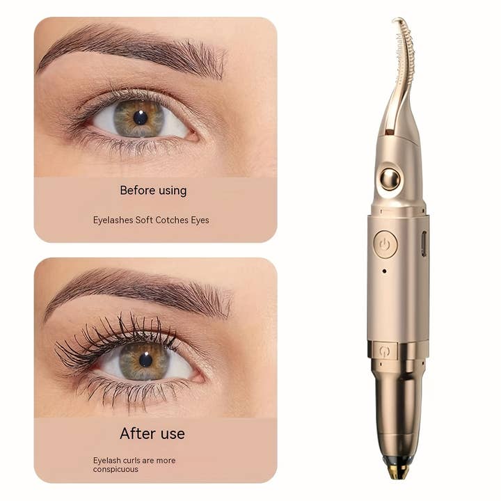 Shop Celino – wholesale Eyelash curler – 2-in-1 Heated Eyelash Curler & Eyebrow Trimmer - Portable9