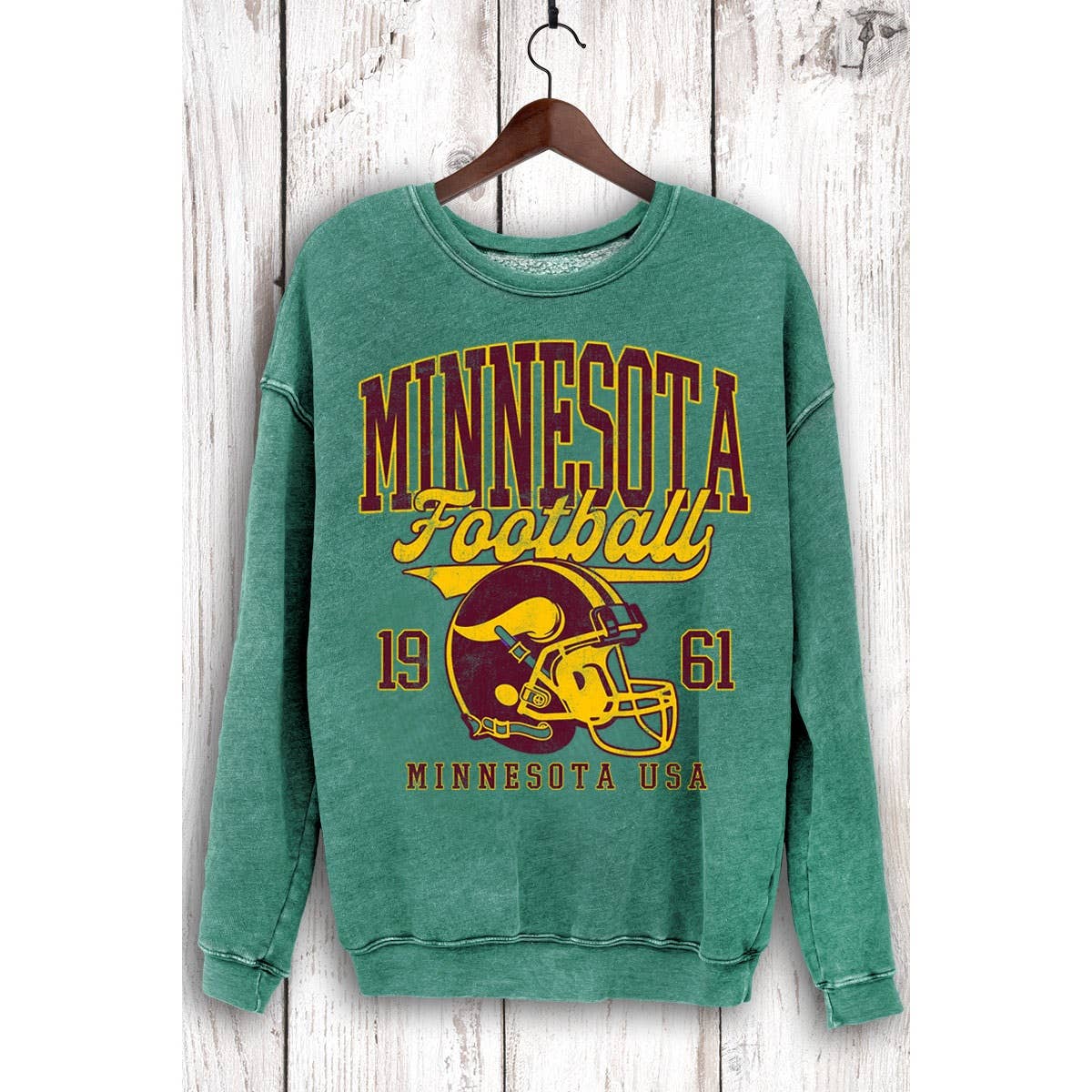 HRTandLUV - Wholesale Sweatshirt - Women's - MINNESOTA FOOTBALL MINERAL SWEATSHIRTS3