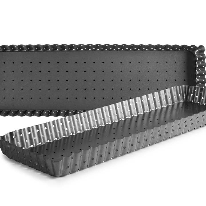 Ibili - Wholesale Baking Dish - IBILI - Crous perforated rectangular mold 35x11