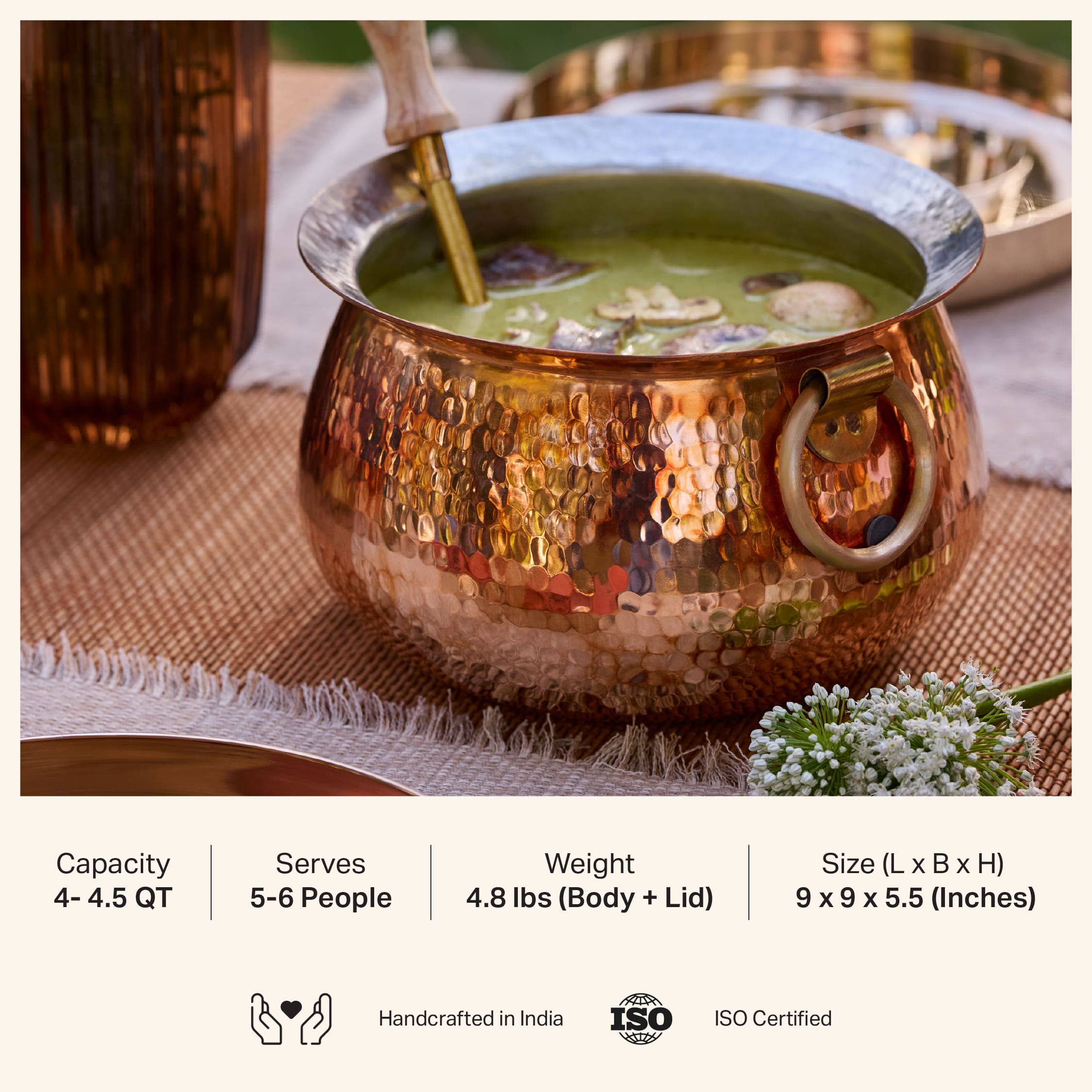 P-TAL - Venta al por mayor Conjuntos de utensilios de cocina - Juego de Utensilios de Cocina de Cobre2