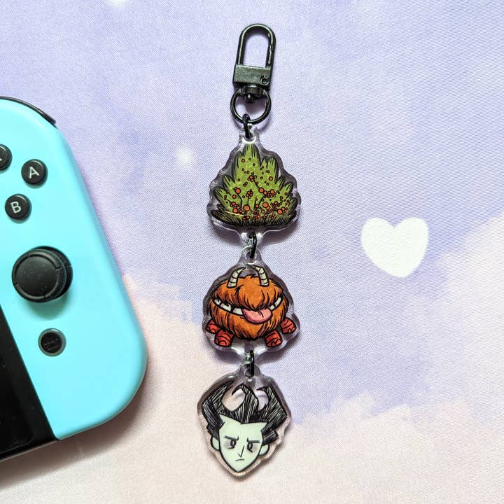 Bubbly Seed LLC - Wholesale Keychain - Unisex - Don't Starve 3-in-1 Linking Acrylic Keychain1