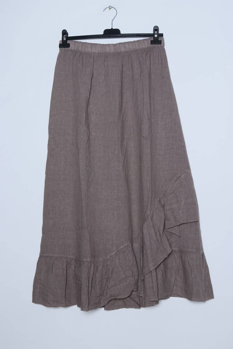 LÉA & LUC - Wholesale Skirt - Women's - 100% Linen Skirt REF. 800221