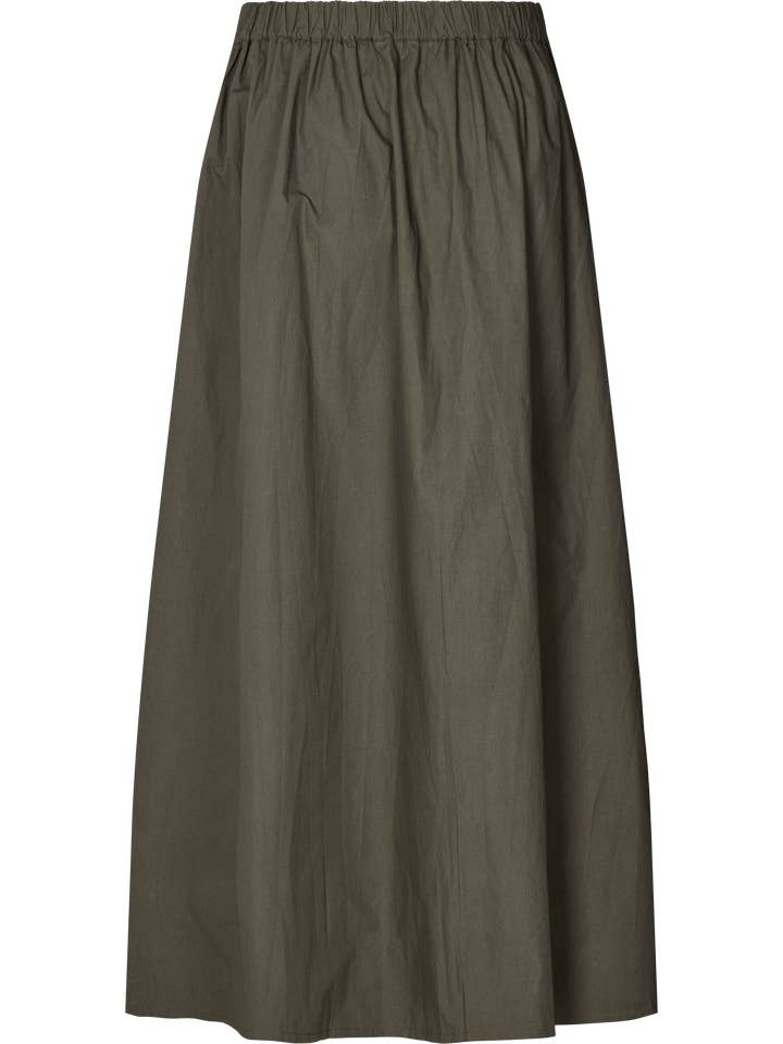 gai-lisva - Wholesale Skirt - Women's - Astrid Long Skirt Poplin - Beluga5