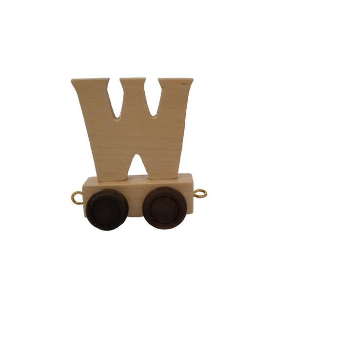 Ryan Town Toys & Gifts - Wholesale Wood Toy - Kids - Wooden Letters, A-Z - Kids' Toy Name Train (Natural)