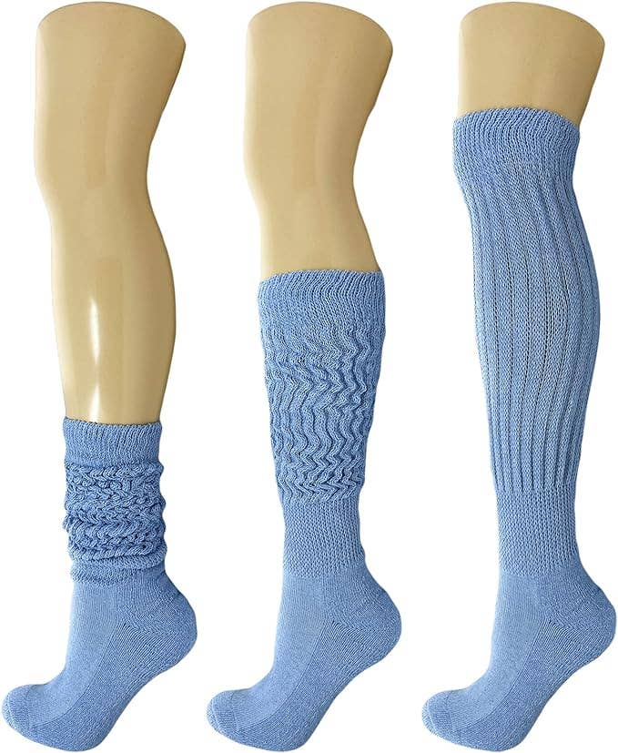 Mars Outlet Store LLC - Wholesale Socks - Women's - Cotton Slouch Boot Socks for Women Shoe Size 5 to 10 3 Pairs9