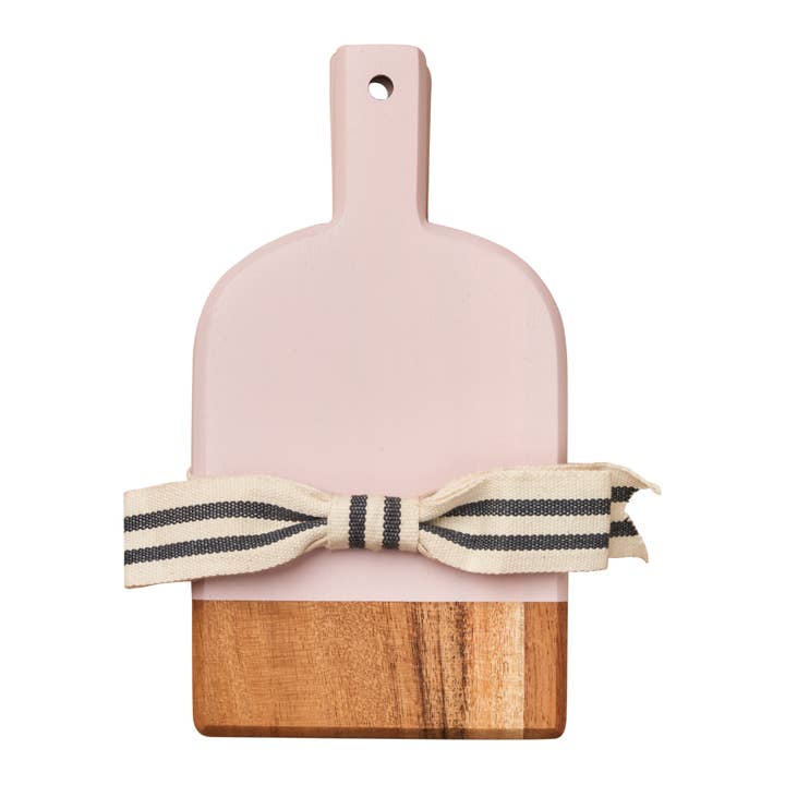 Sophistiplate - Wholesale Cheese Board - Acacia Heirloom Mini Cheese Board Set of 3 - 8x4.25" +ribbon