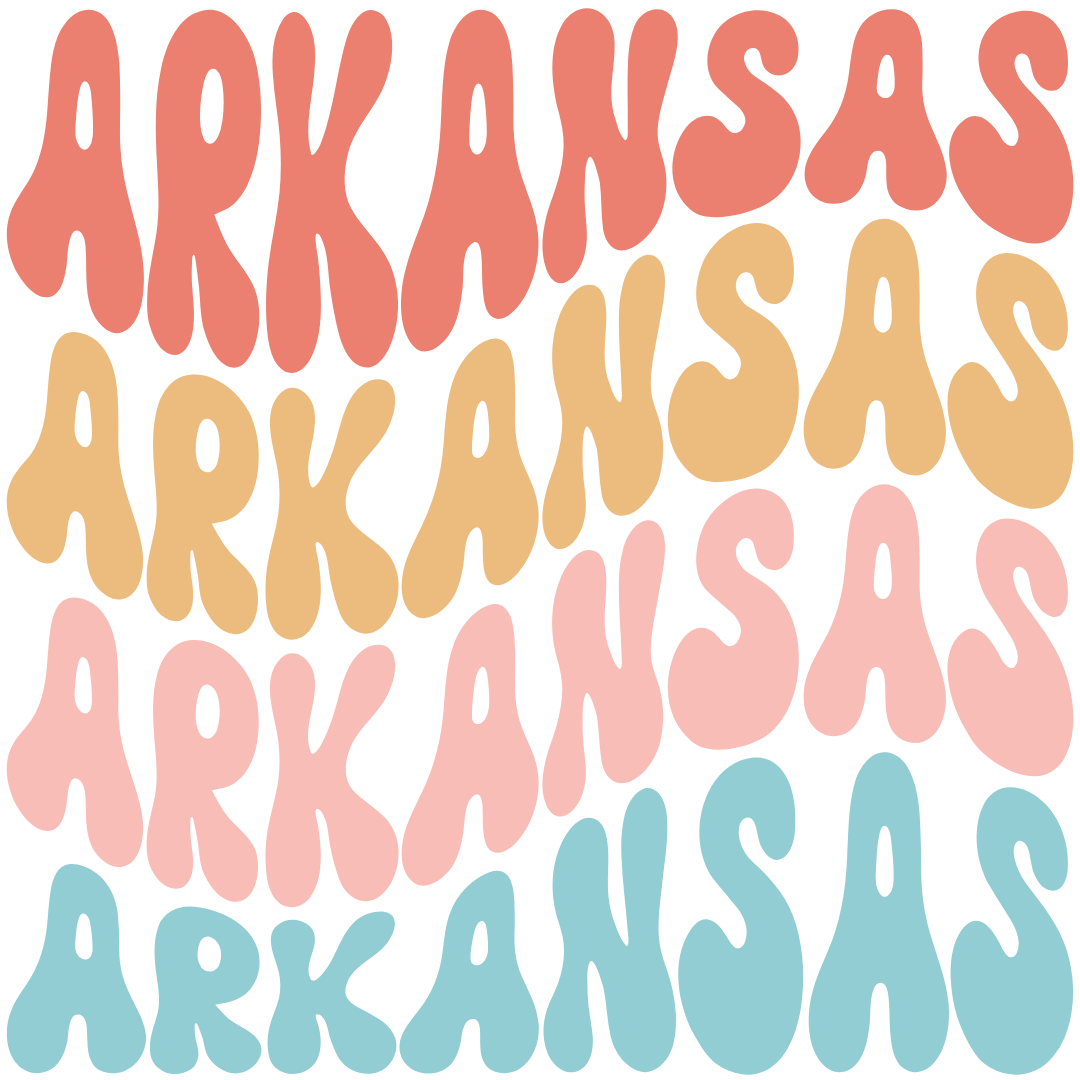 Daisy Mae Designs - Vente Aimants - Tous les 50 États Aimant Fort Acrylique Police Rétro – 2"x2"3