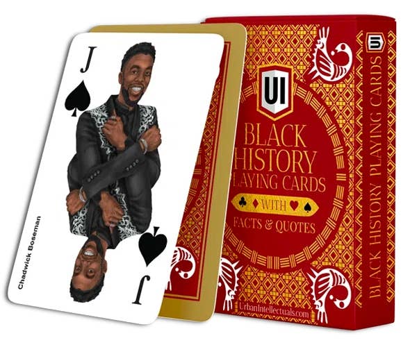 Urban Intellectuals, Inc - Wholesale Playing Cards - Black History Playing Cards w/ custom illustrations & facts7