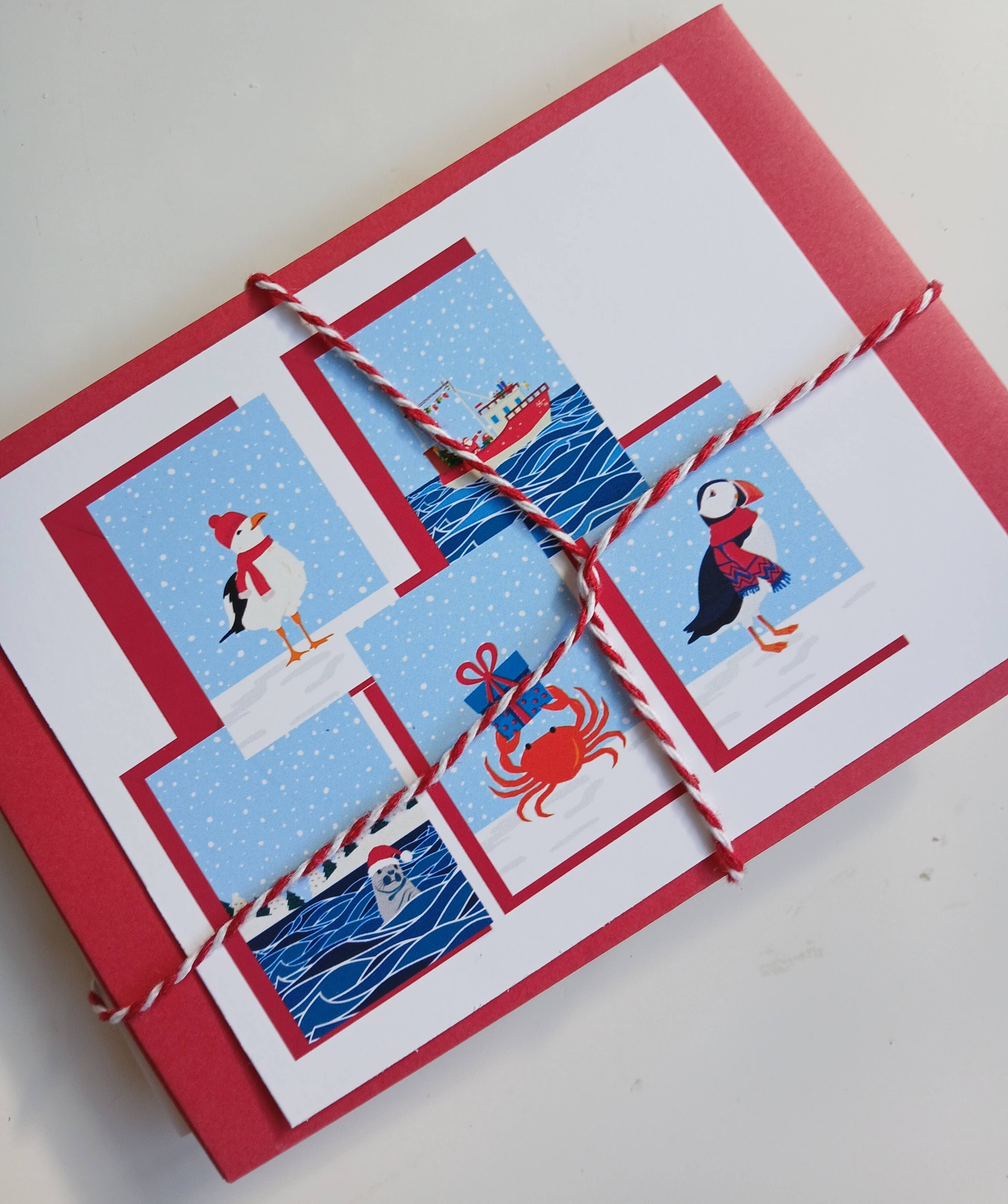 Waves & Wander - Wholesale Christmas Card - Coastal Christmas Cards 5 pack8