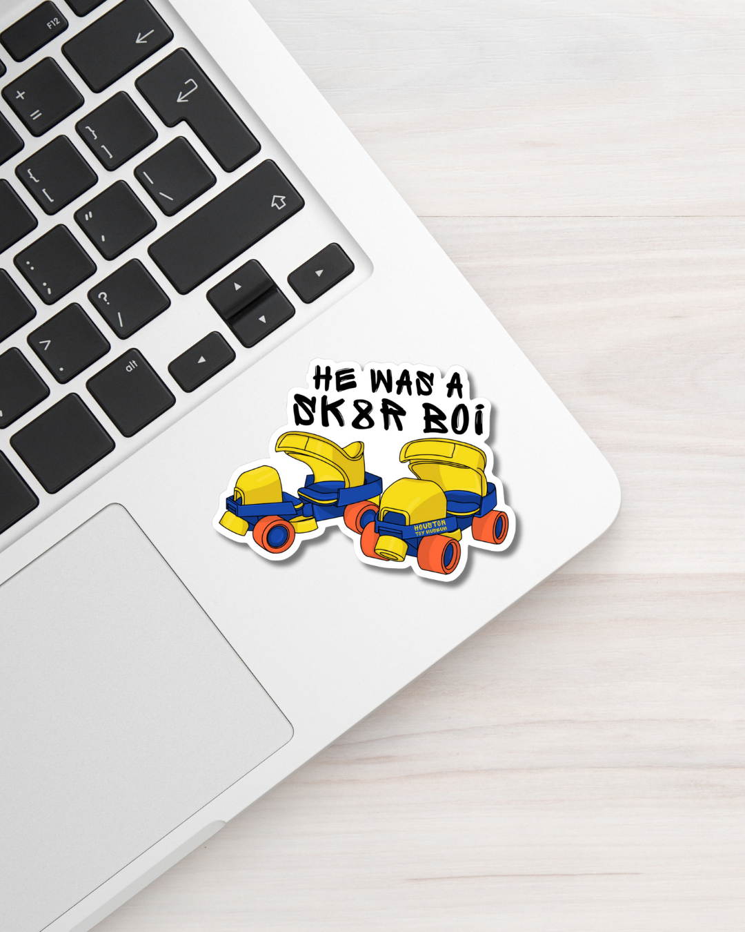 Houston Toy Museum - Wholesale Sticker - "He Was a Sk8r Boi" Skates Sticker2