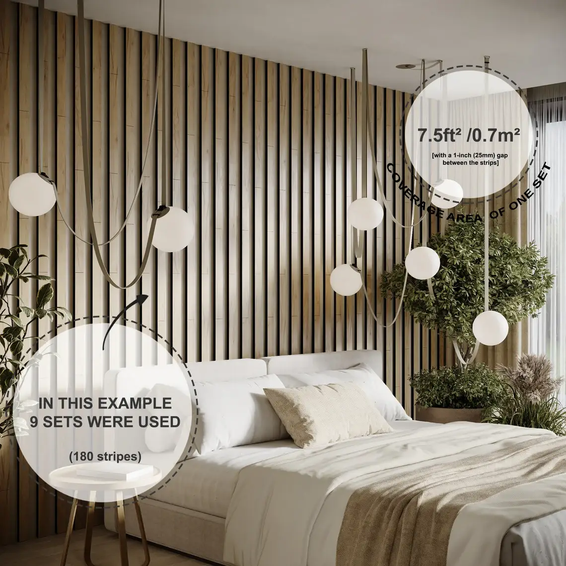 ATB-Sound sp. z o. o. - Wholesale Wall Accent - Lamela-5 Acoustic Slat Wood Panels 2" | Wooden Wall Decor5