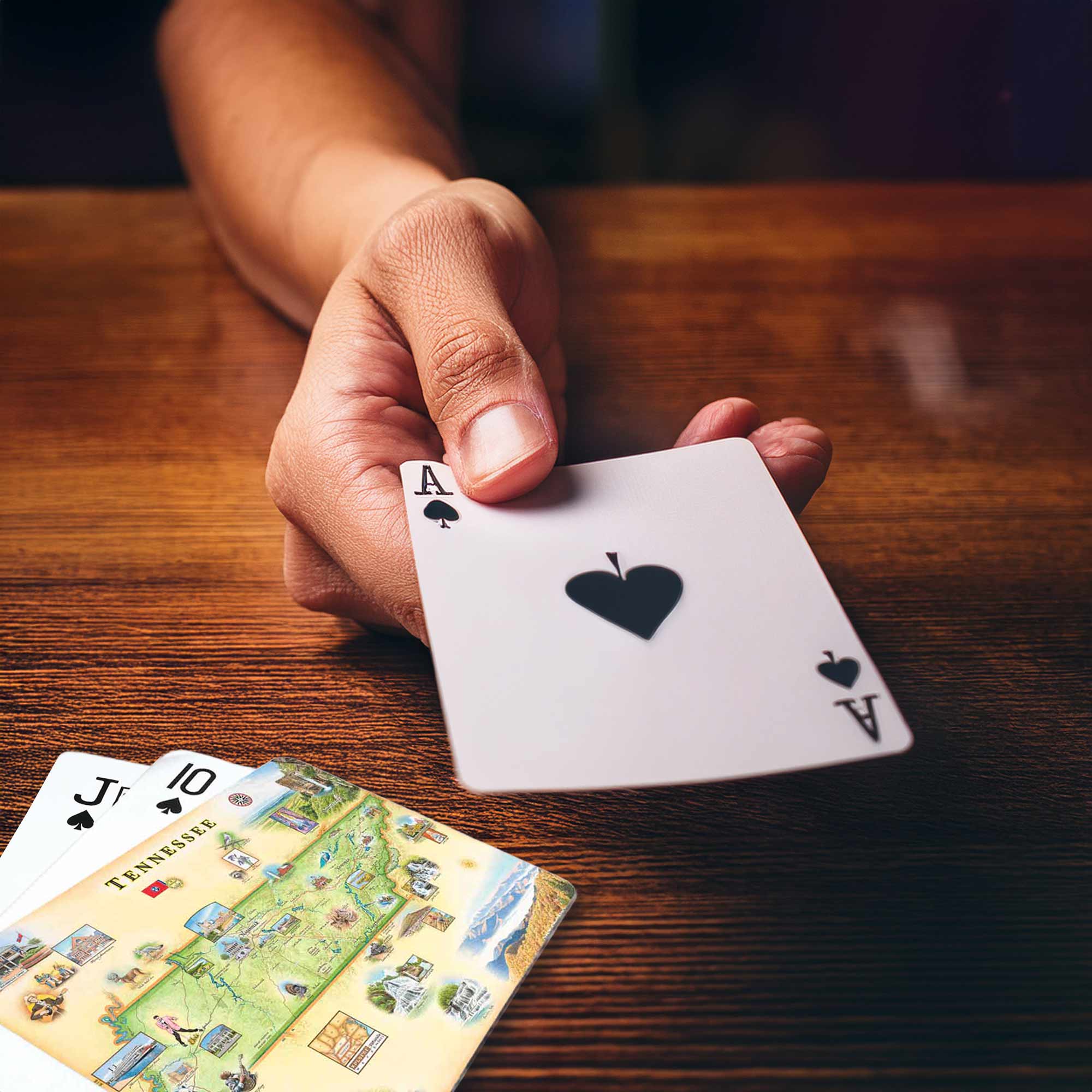 XPLORER MAPS - Wholesale Playing Cards - Tennessee Map Playing Cards1