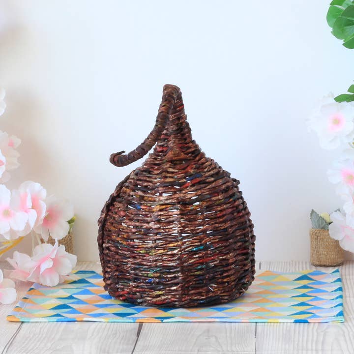 Lenasminiland - Venta al por mayor Juego de accesorios para muñecas - Niños - Silla colgante miniatura de mimbre para casa de muñecas, columpio tipo huevo para muñecas BJD5