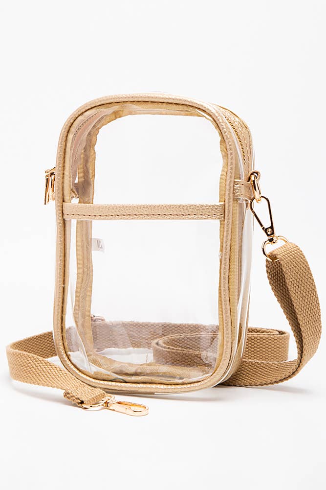Hana - Venta al por mayor Bandolera - Mujer - Bolsa Crossbody Stadium transparente3