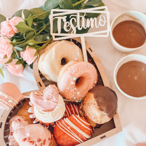 Fustik - Wholesale Cake/Cupcake Topper - Mini topper with Romantic Message4