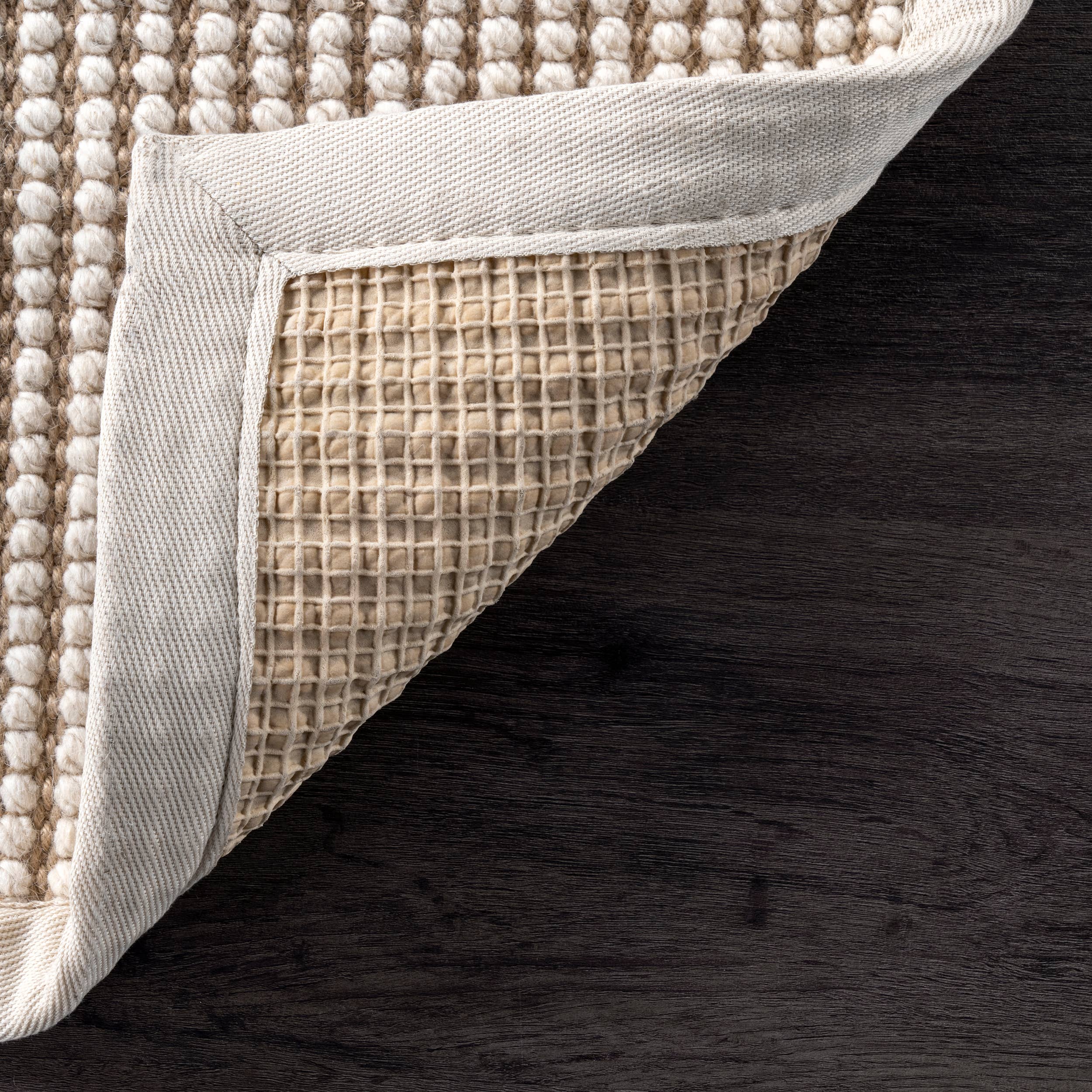 Ivory Patricia Jute and Wool Area Rug for wholesale on Faire7