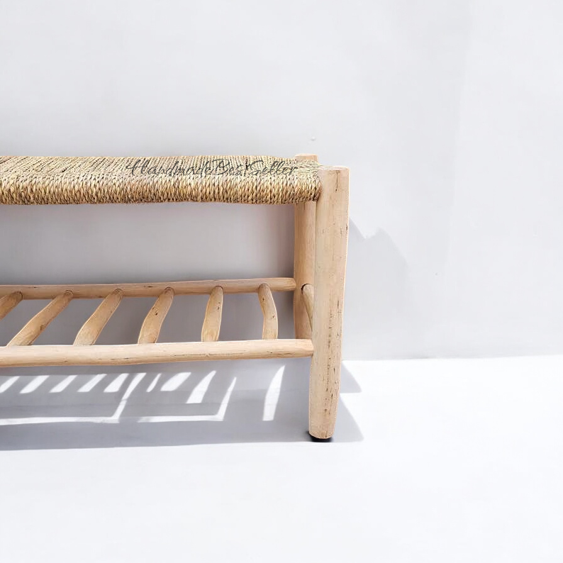 HandmadeBestSeller – Engroshandel Bænk – Træbænk med indbygget skoplads2