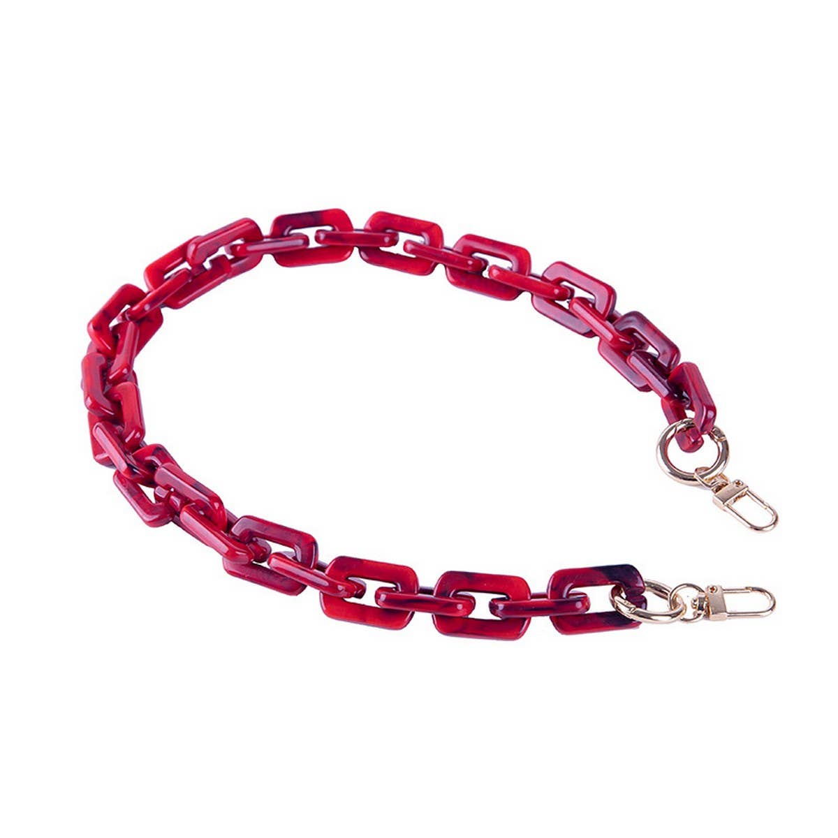 ACCITY - Wholesale Bag Strap - Women's - Acrylic Square Multi-Color Bag Chain,Bag Strap_CWMM50939