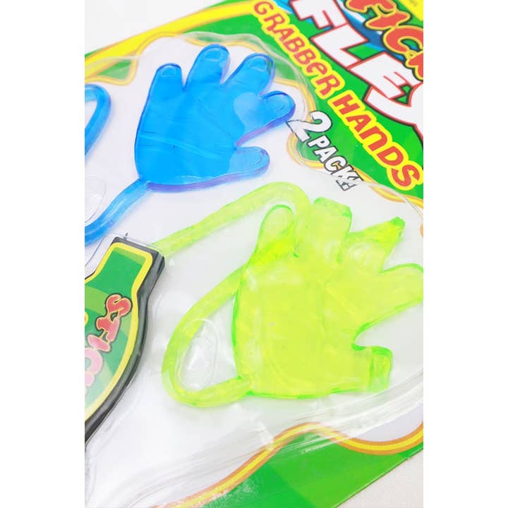 MIX COLOR Sticky Flex Grabber Hands for wholesale on Faire