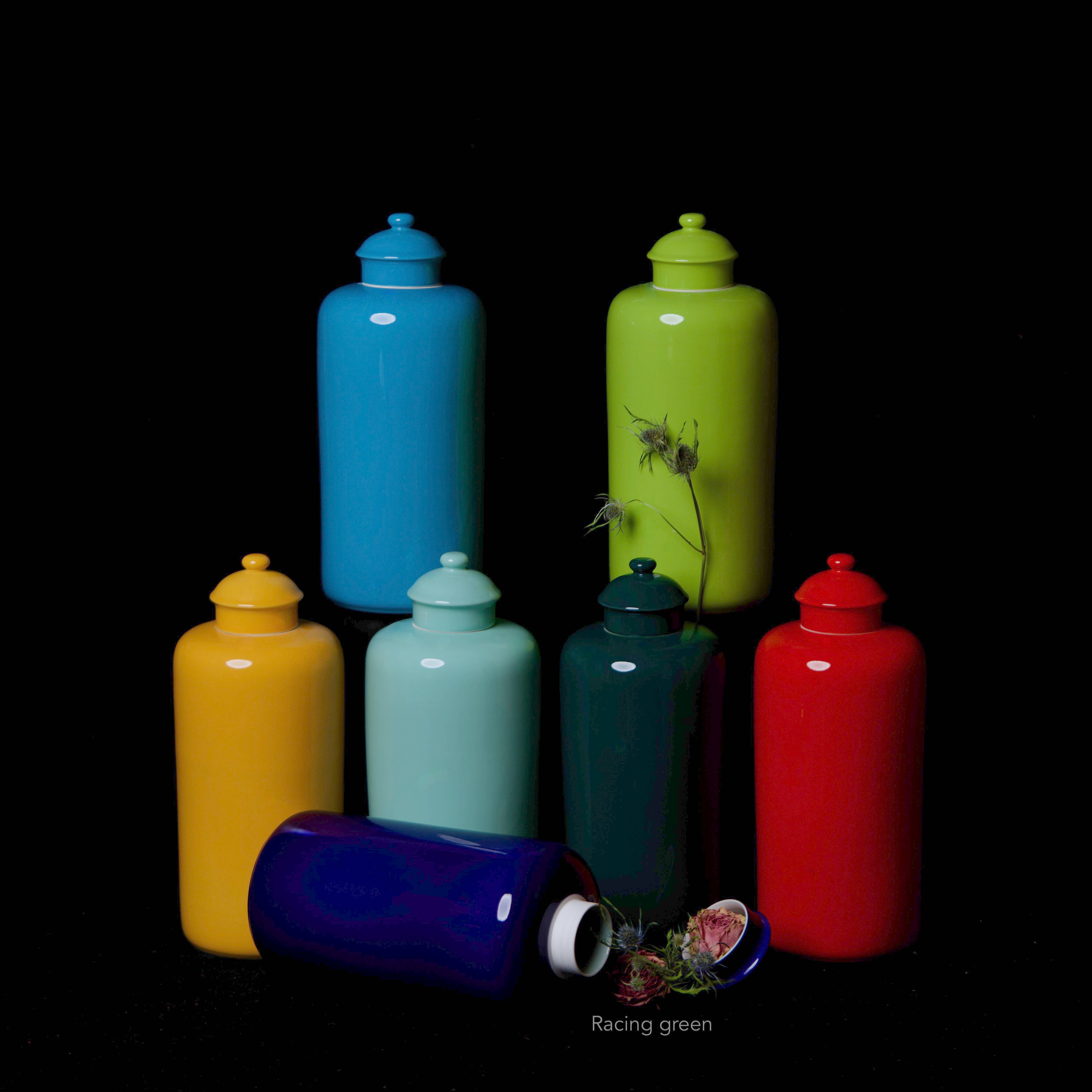 Middle Kingdom - Wholesale Urn - Mandarin Glossy Porcelain Urn7