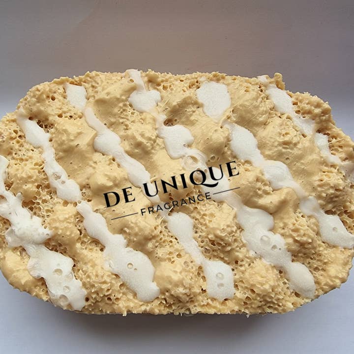 De Unique Fragrance - Wholesale Bath pouf/sponge - Exfoliating Soap Sponges option 2/ Éponge Exfoliante1