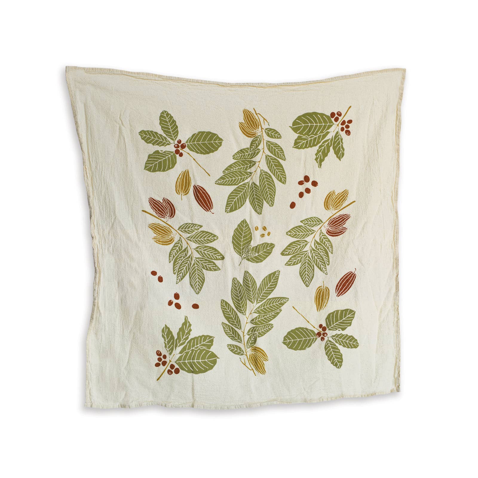 June & December - Wholesale Tea Towel - Coffee + Cacao Kitchen Tea Towel / NATURAL0