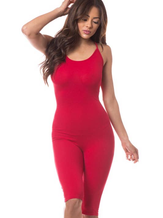 Knielange romper met spaghettibandje aan de achterkant voor wholesale door Belita Collection