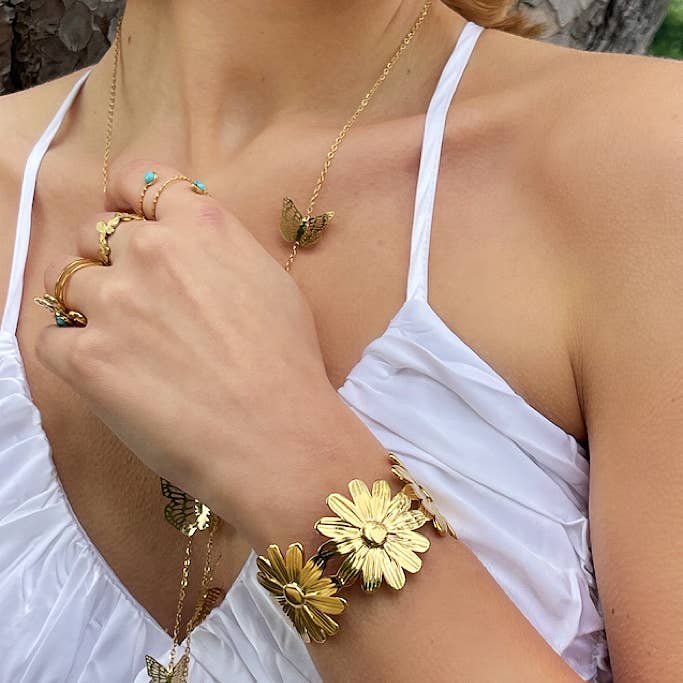 BYREN | ÉLINE L'ATELIER - Wholesale Wristlet - Stainless steel bracelet 324AQ2312