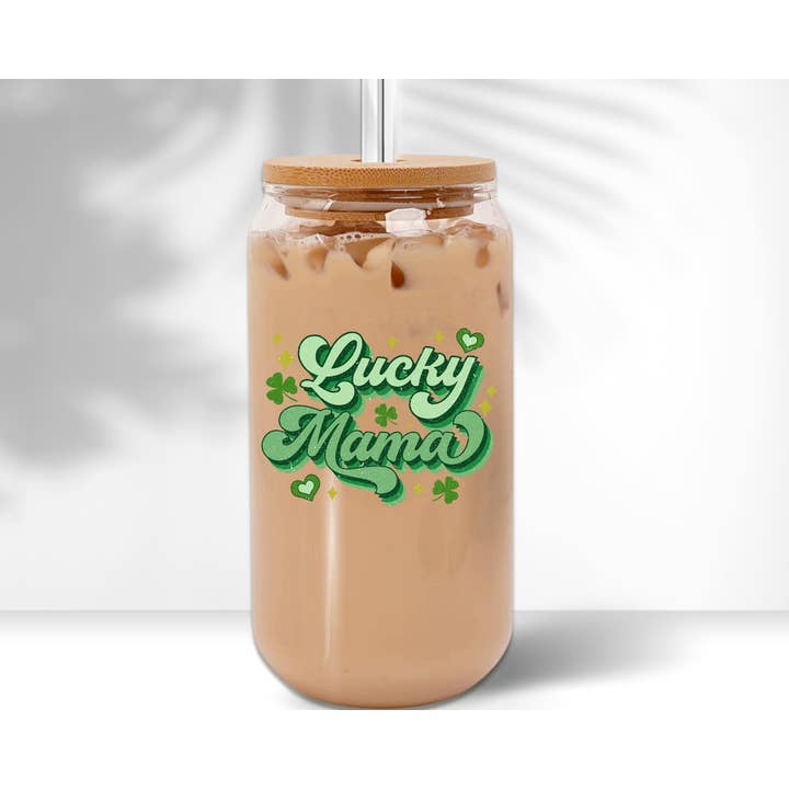 Verre Lucky Mama, Verre Saint-Patrick, Saint Patty's pour la vente par Instrive Design