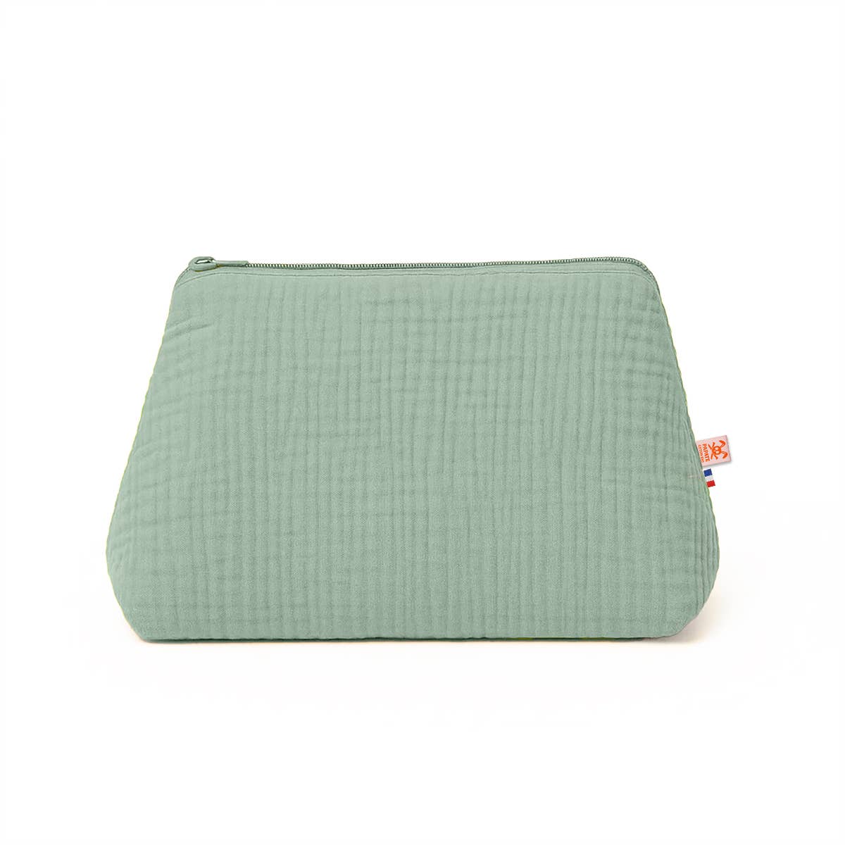 PAPATE - Vendita all'ingrosso Beauty case - Donna - Borsa da toilette in cotone biologico - Verde