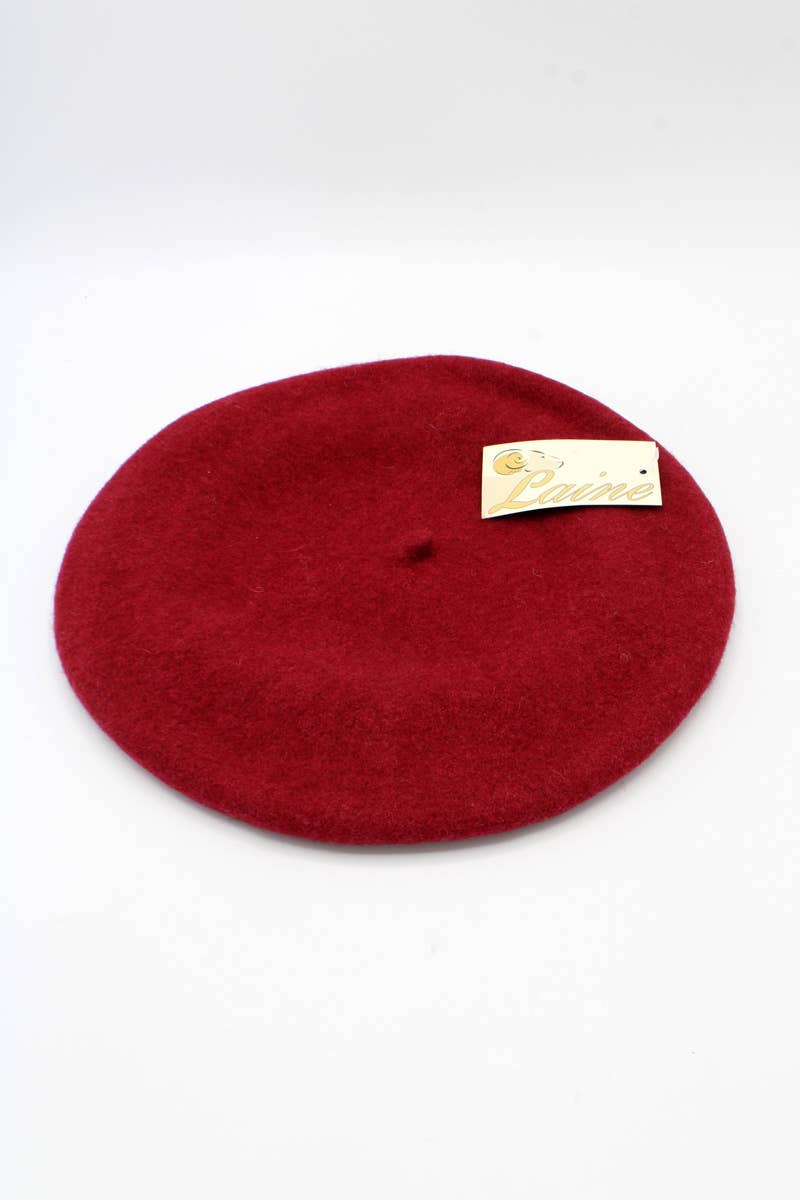 Hologramme Paris - Vendita all'ingrosso Basco - Unisex - Berretto classico in pura lana118