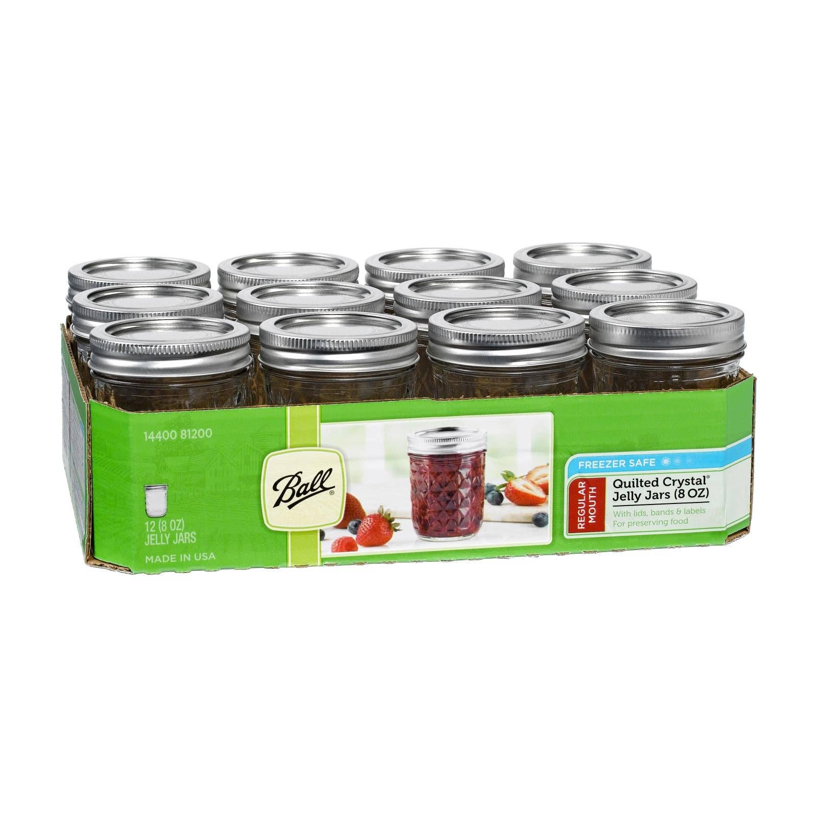 Everyday Supply Co - Wholesale Jar - Ball Canning Jelly Jar 8oz - Case of 1 - 12 Count0