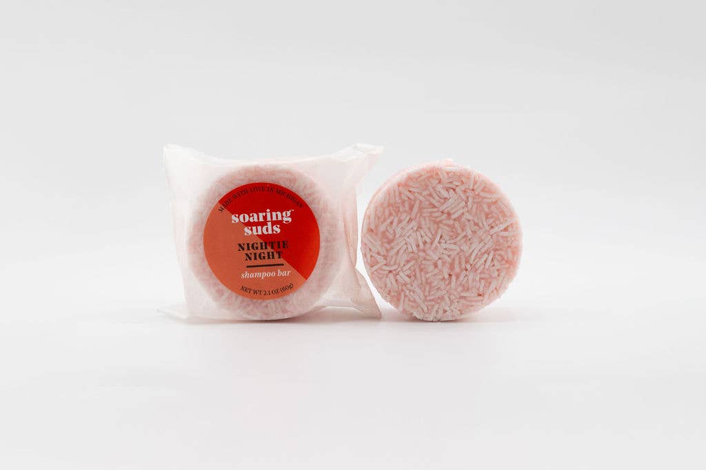 Soaring Suds Soap Co., LLC - Wholesale Shampoo Puck/Solid Shampoo - Nightie Night Shampoo and Conditioner Bars1