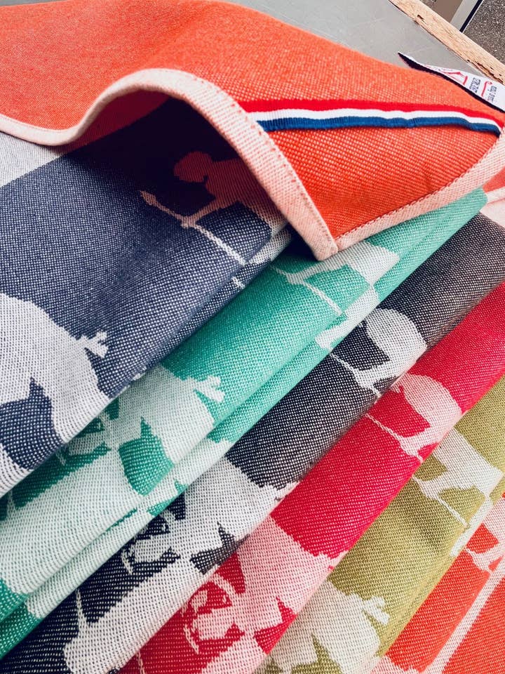 EVOLUTION tea towel - 100% cotton for wholesale by Dresseur de tables