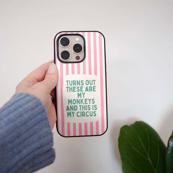 Turns Out These Are My Monkeys | Phone Case for wholesale by Wisdom and Wonder Designs