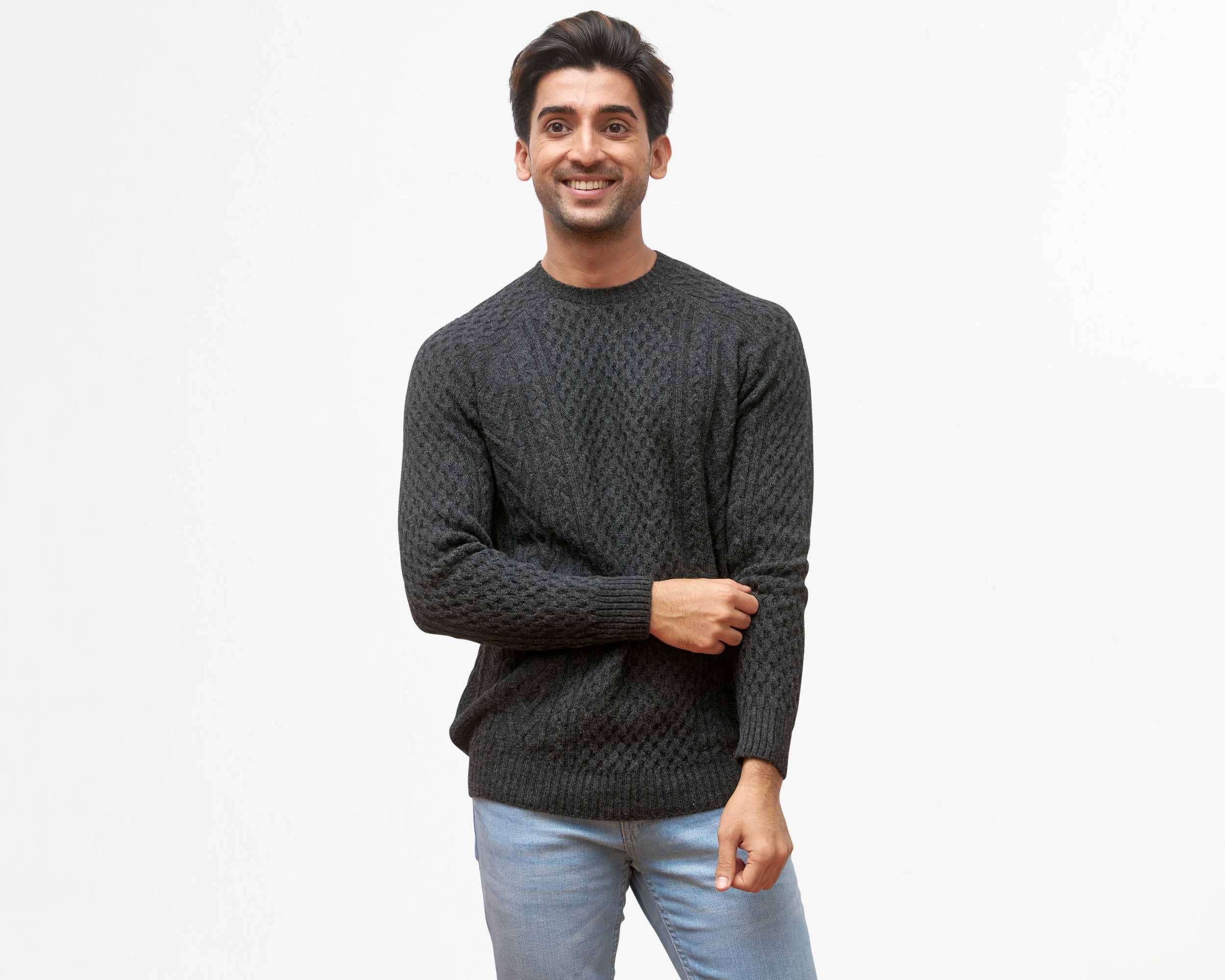 Oliver Charles - Wholesale Knit Sweater - Women's - 100% Yak Wool Cable Knit2