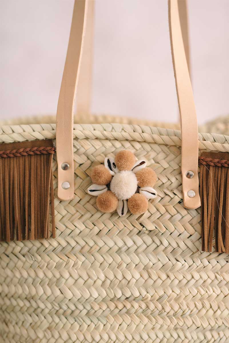 Lula Natura - Vente Sac de plage - Sac panier maxi Lee en raphia1