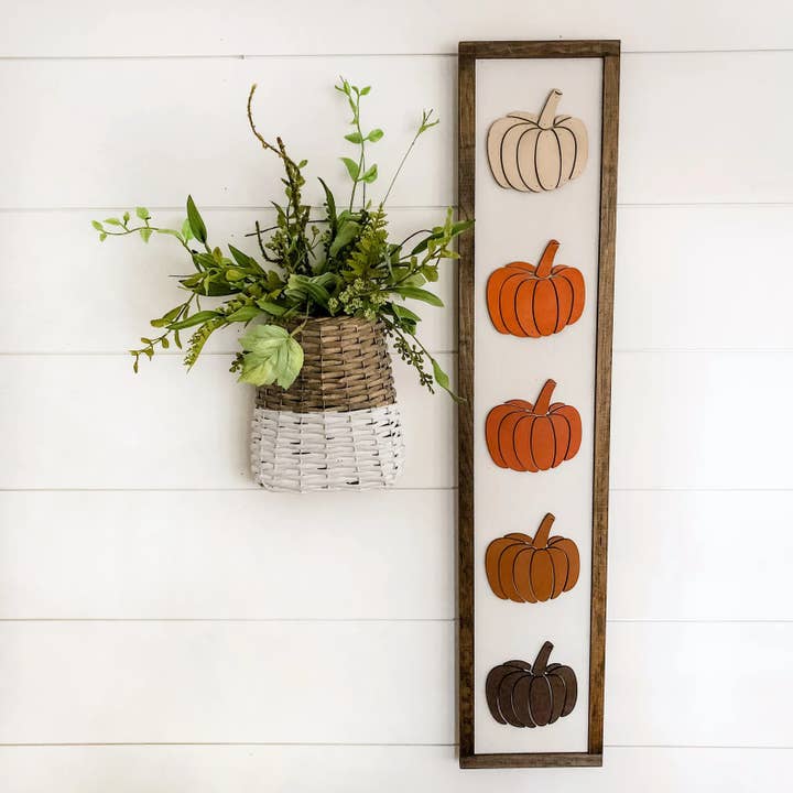 Fall Pumpkins - Laser Cut for wholesale by WillowBee Signs & Designs