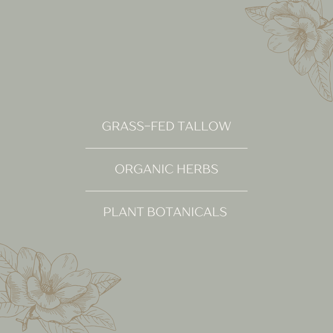 Wild Roots Tallow Co. - Vente Baume/beurre pour le corps - Fouetté de suif au magnésium, lavande et citronnelle4