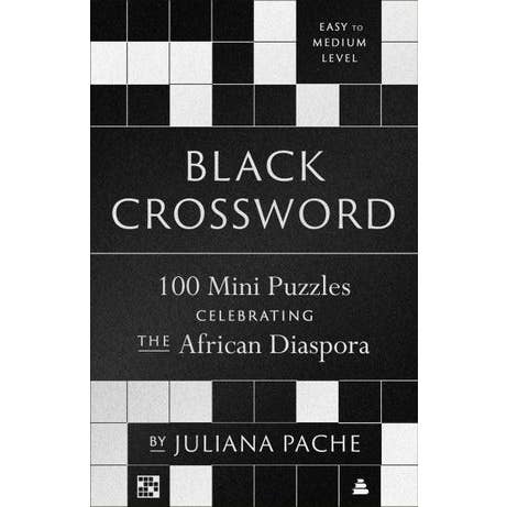 HarperCollins - Wholesale Coloring & Activity Book - Adult - Black Crossword : Juliana Pache
