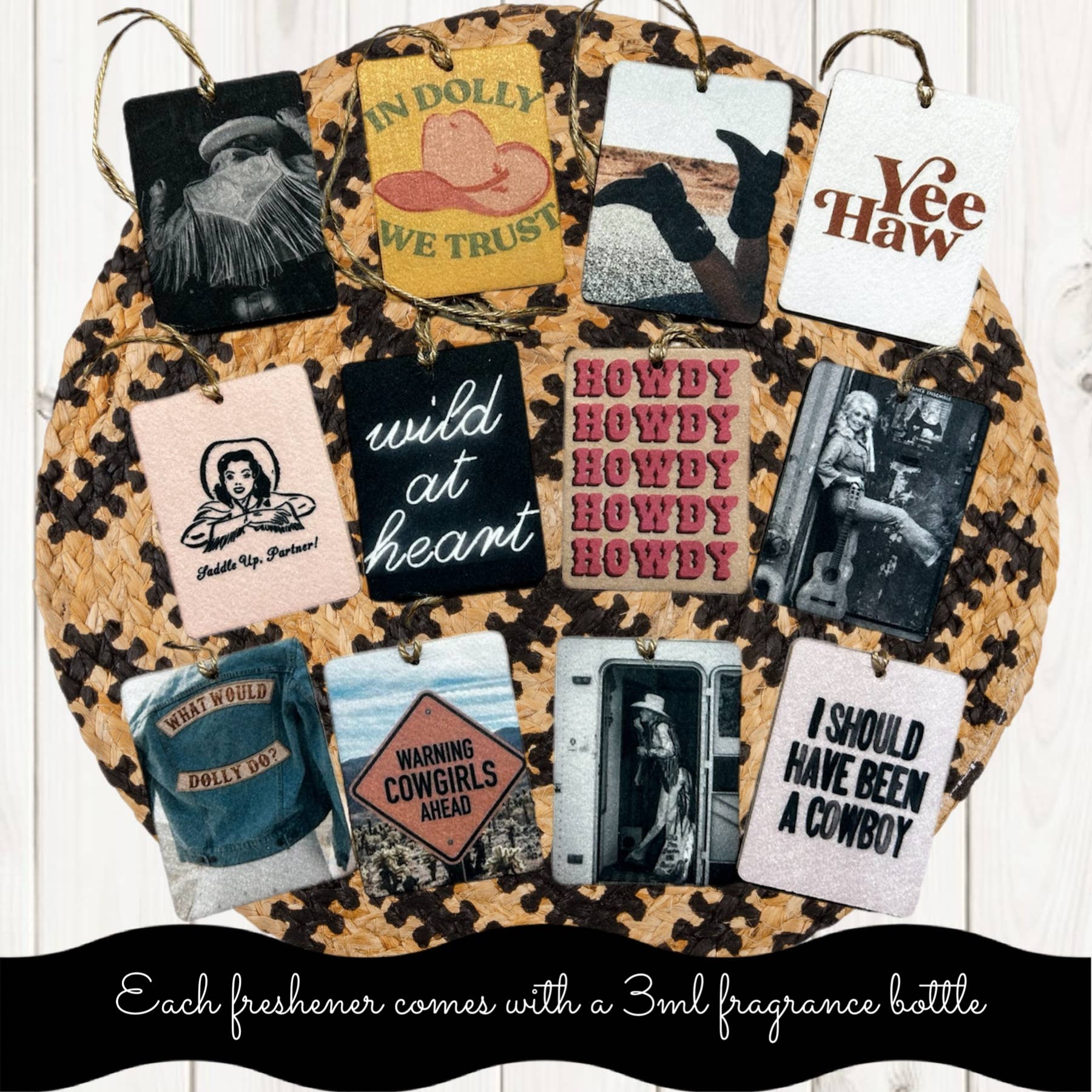 The Prickly Five - Wholesale Car Freshener - Unisex - Western Cowgirl Bundle0