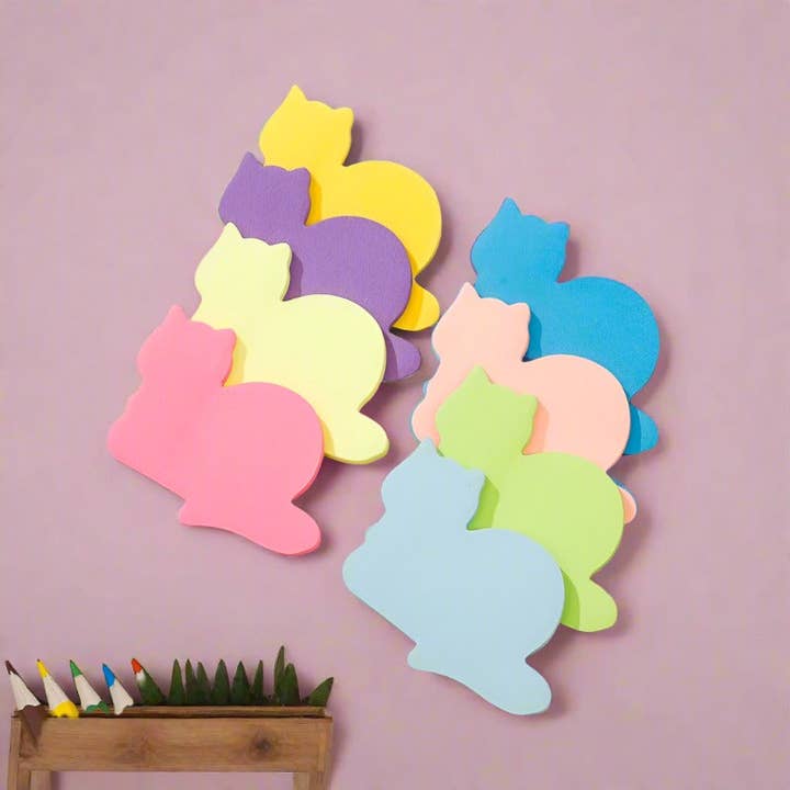 Minimalistiske kattelignende bekvemmelighedsklistermærker for engroshandel hos KiddieKickz