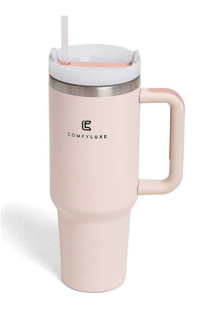 Hana - Venta al por mayor Vaso termo - Vaso con mango de 40 oz de color liso10