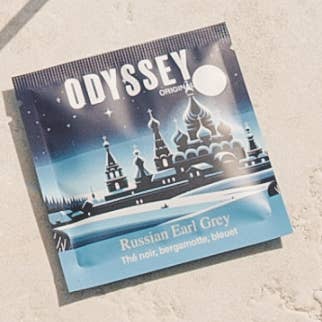 Rack of 25 collector bags "Russian Earl Grey" - Black tea for wholesale by Odyssey