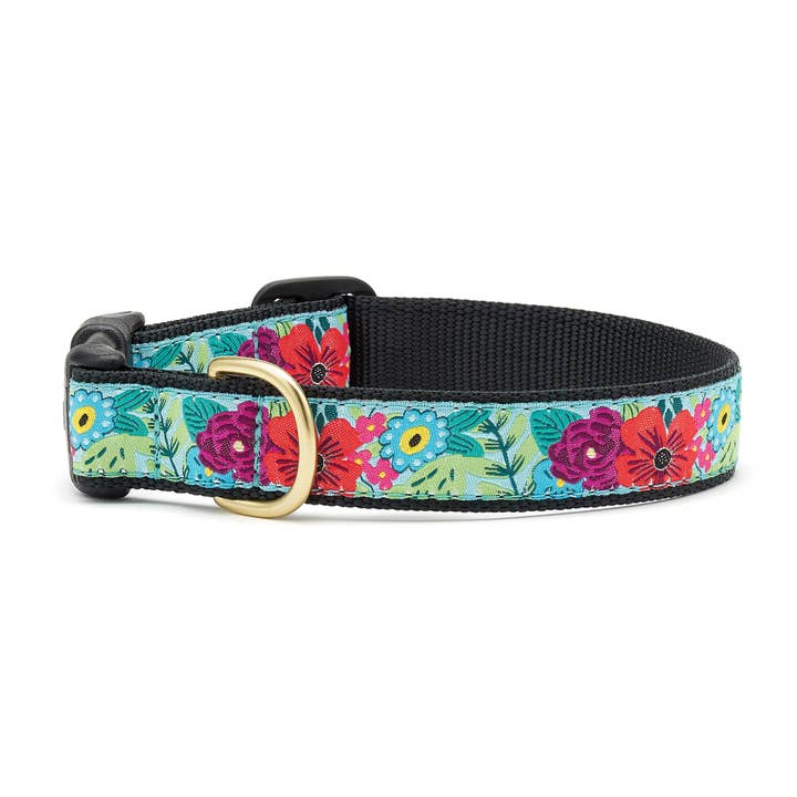 Flower Story Dog Collar for wholesale by Up Country, Inc.