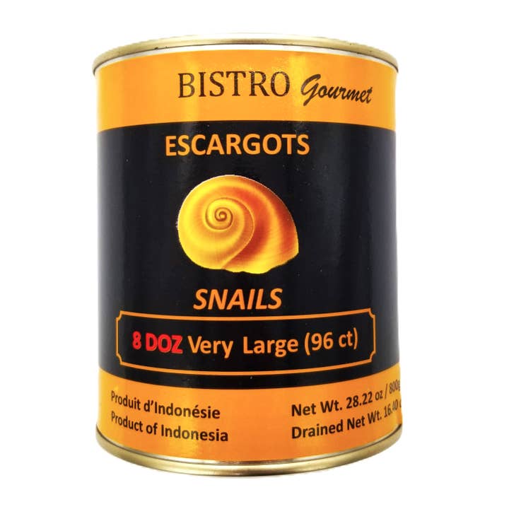 Large Helix Snails Snails 28 oz Can for wholesale by Saturiwa Trading Company