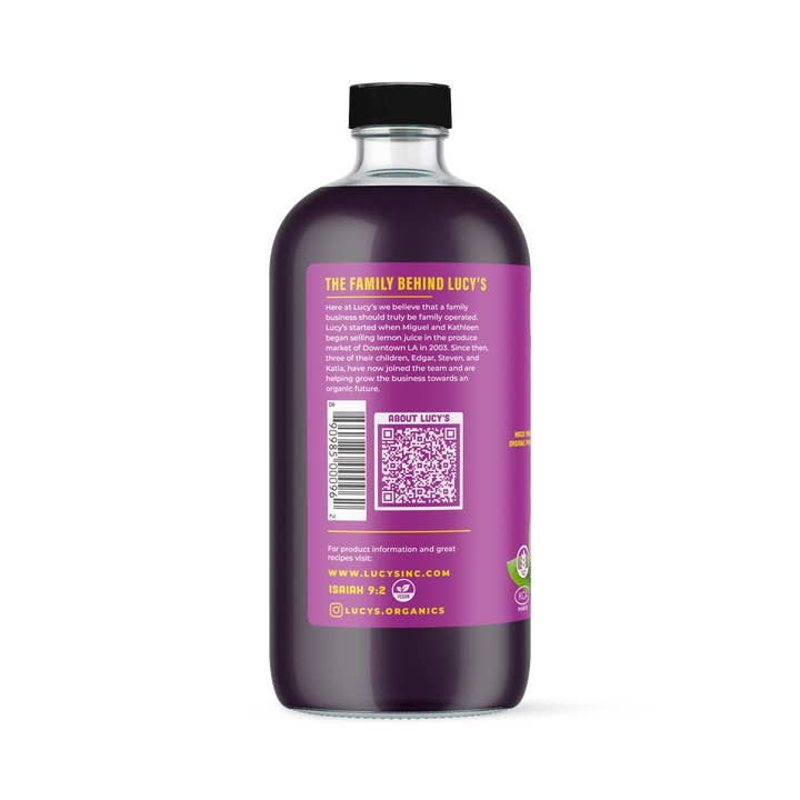 Lucy's - Wholesale Fruit Juice - Lucy's Family Owned - Organic Prune Juice 34oz.3