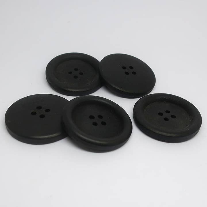 WelcomeYarn - Wholesale Sewing Button/Snap - Solid Wood Button 35mm Pack5x
