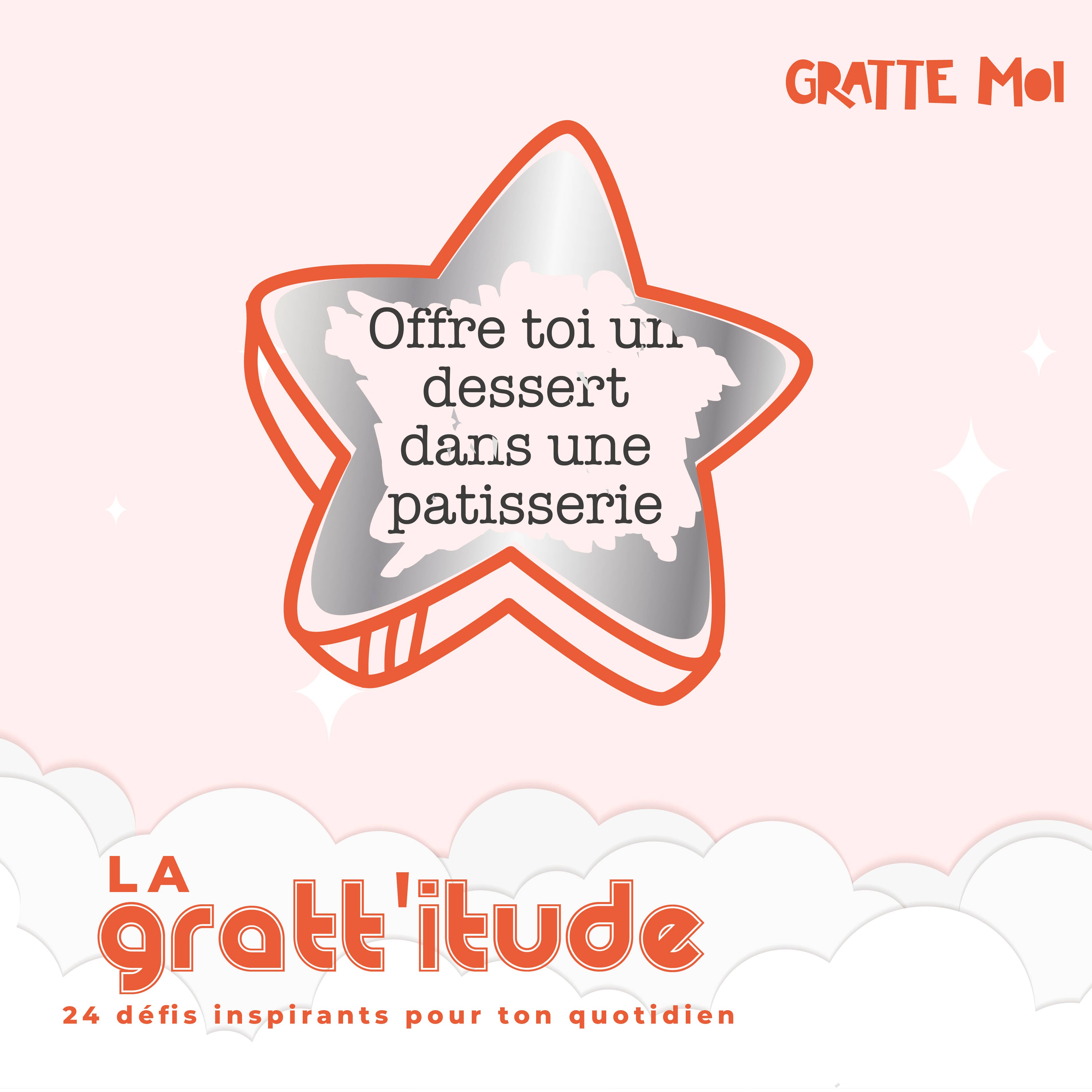 GRATTE MOI papeterie – wholesale Kortspel – Solo wellness-adventskalender med skraprutor – Gratt'itude6