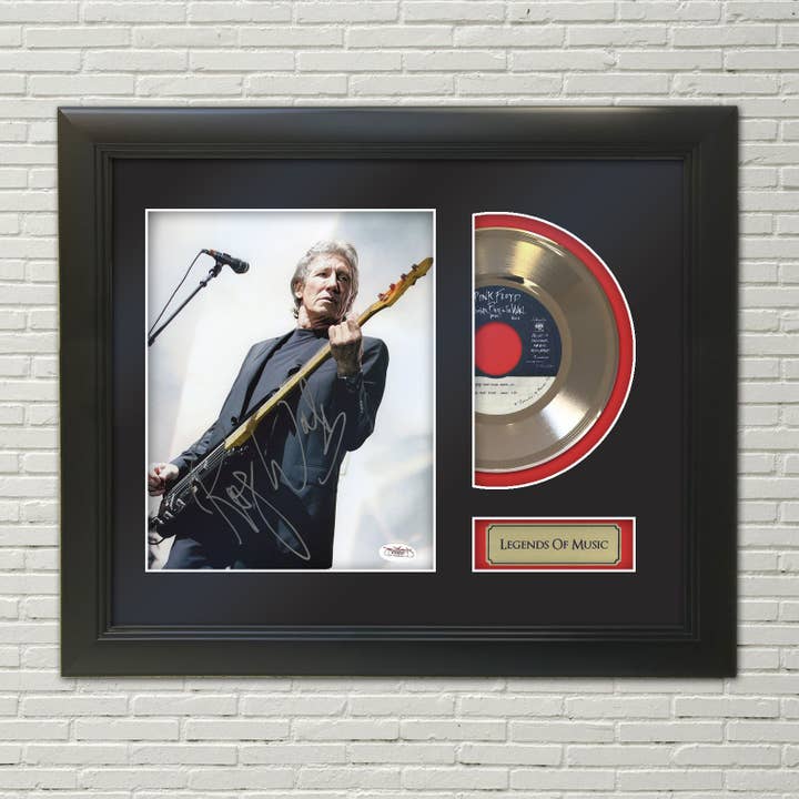 Pink Floyd The Wall, gerahmt, 45er Gold Schallplatten-Display für den Großhandel von Gold Record Outlet
